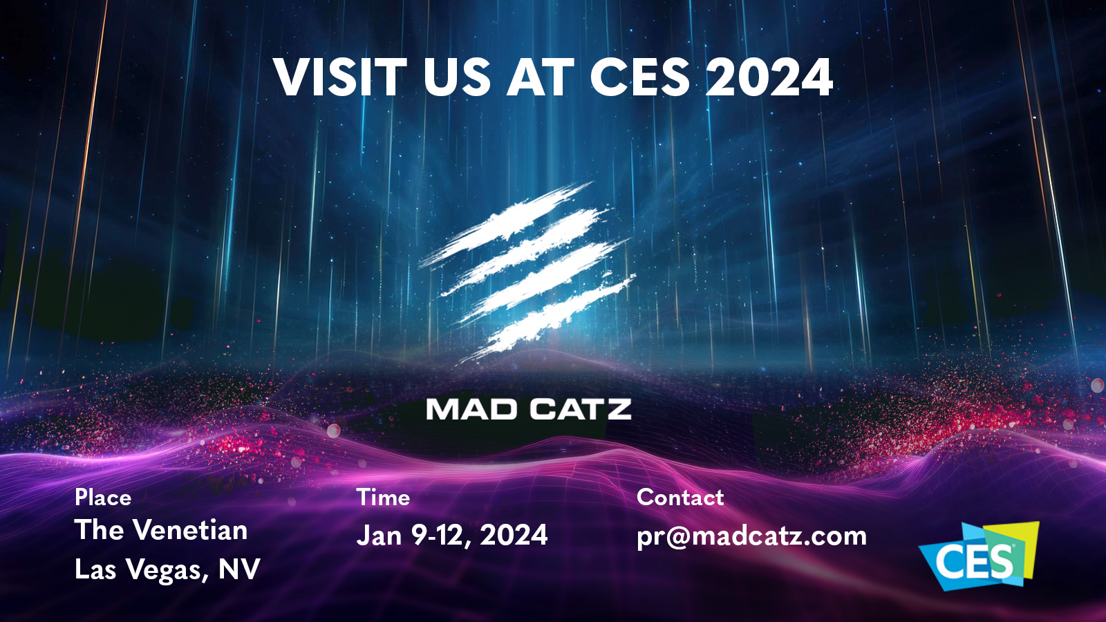 Join Mad Catz at CES 2024 for the Unveiling of Innovative Gaming Peripherals and the Much-Anticipated Return of a Gaming Legend