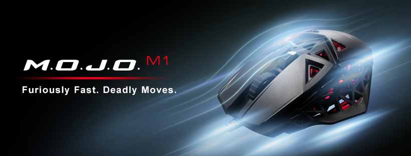 Featuring a unique weight-shaving design, 12k DPI optical sensor, RGB illumination and brand new DAKOTA™ mechanical switches. The M.O.J.O. M1 offers unrivaled handling and comfort for gamers.