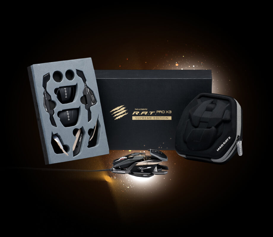 CATZ Gaming-Maus-MAD R.A.T. Optische Supreme X3 PRO